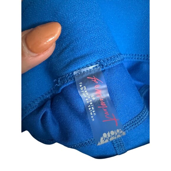 FREE PEOPLE Movement Blue Joggers Pants Size Small - Picture 5 of 7